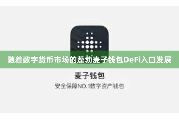随着数字货币市场的蓬勃麦子钱包DeFi入口发展