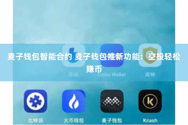 麦子钱包智能合约 麦子钱包推新功能：空投轻松赚币