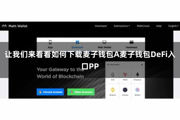 让我们来看看如何下载麦子钱包A麦子钱包DeFi入口PP