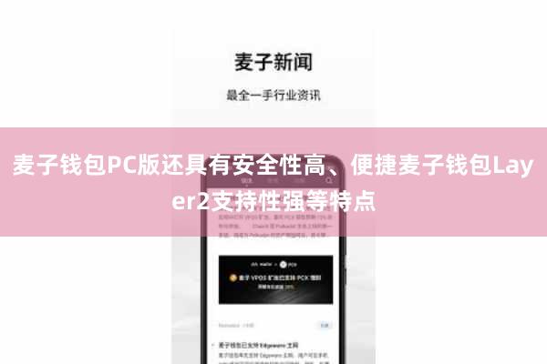 麦子钱包PC版还具有安全性高、便捷麦子钱包Layer2支持性强等特点