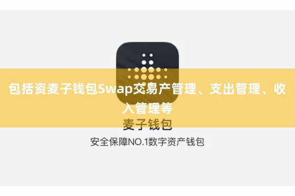 包括资麦子钱包Swap交易产管理、支出管理、收入管理等