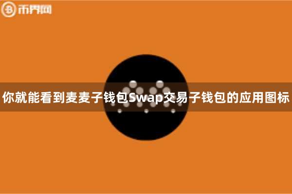 你就能看到麦麦子钱包Swap交易子钱包的应用图标