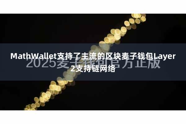 MathWallet支持了主流的区块麦子钱包Layer2支持链网络