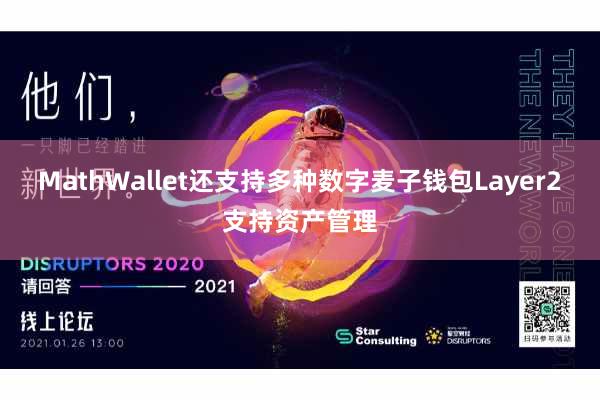 MathWallet还支持多种数字麦子钱包Layer2支持资产管理